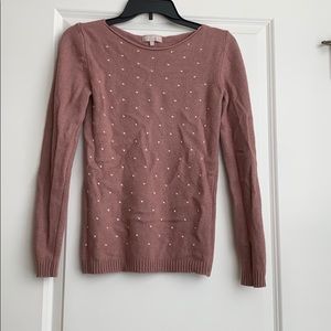 Rose pink sweater
